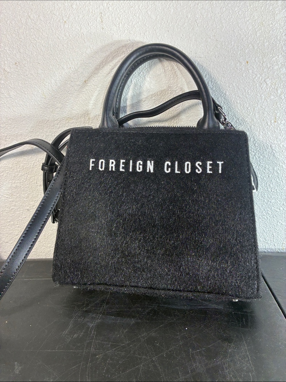 Foreign closer, Nior black ponytail bag